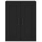 vidaXL Armario de pared madera de ingeniería negro 69,5x34x90 cm vidaXL Armario de pared madera de ingeniería negro 69,5x34x90 cm