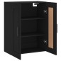 vidaXL Armario de pared madera de ingeniería negro 69,5x34x90 cm vidaXL Armario de pared madera de ingeniería negro 69,5x34x90 cm