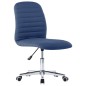 vidaXL Sillas de comedor 4 unidades tela azul vidaXL Sillas de comedor 4 unidades tela azul