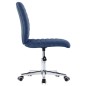 vidaXL Sillas de comedor 4 unidades tela azul vidaXL Sillas de comedor 4 unidades tela azul