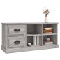 vidaXL Mueble de TV madera contrachapada gris Sonoma 102x35,5x47,5 cm