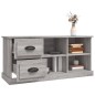 vidaXL Mueble de TV madera contrachapada gris Sonoma 102x35,5x47,5 cm