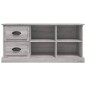 vidaXL Mueble de TV madera contrachapada gris Sonoma 102x35,5x47,5 cm