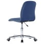 vidaXL Sillas de comedor 4 unidades tela azul vidaXL Sillas de comedor 4 unidades tela azul