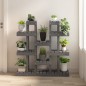vidaXL Soporte para plantas madera maciza pino gris 104,5x25x109,5 cm vidaXL Soporte para plantas madera maciza pino gris 104,5x25x109,5 cm