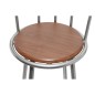 vidaXL Taburetes de cocina 2 unidades acero marrón vidaXL Taburetes de cocina 2 unidades acero marrón