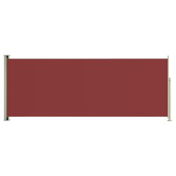 vidaXL Toldo lateral retráctil de jardín rojo 117x300 cm
