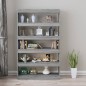 vidaXL Estantería/divisor espacios gris Sonoma 100x30x166 cm vidaXL Estantería/divisor espacios gris Sonoma 100x30x166 cm