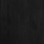 vidaXL Estante almacenamiento madera maciza de pino negro 60x30x105 cm