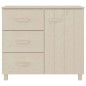 vidaXL Aparador HAMAR madera de pino maciza marrón miel 90x40x80 cm vidaXL Aparador HAMAR madera de pino maciza marrón miel 90x40x80 cm