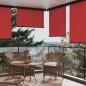 vidaXL Toldo lateral de balcón rojo 165x250 cm vidaXL Toldo lateral de balcón rojo 165x250 cm