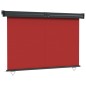 vidaXL Toldo lateral de balcón rojo 165x250 cm vidaXL Toldo lateral de balcón rojo 165x250 cm