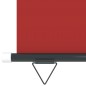 vidaXL Toldo lateral de balcón rojo 165x250 cm vidaXL Toldo lateral de balcón rojo 165x250 cm