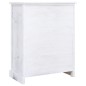 vidaXL Cajonera de madera blanca 60x30x75 cm vidaXL Cajonera de madera blanca 60x30x75 cm