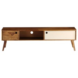 vidaXL Mueble para TV madera maciza de sheesham 140x30x40 cm