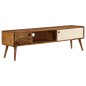 vidaXL Mueble para TV madera maciza de sheesham 140x30x40 cm