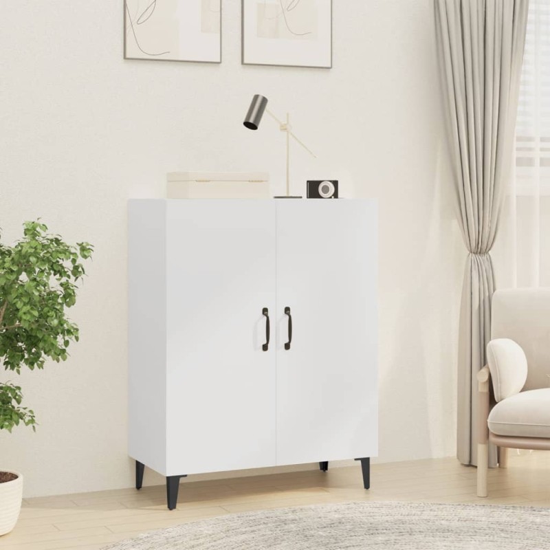 vidaXL Aparador de madera contrachapada blanco 70x34x90 cm vidaXL Aparador de madera contrachapada blanco 70x34x90 cm