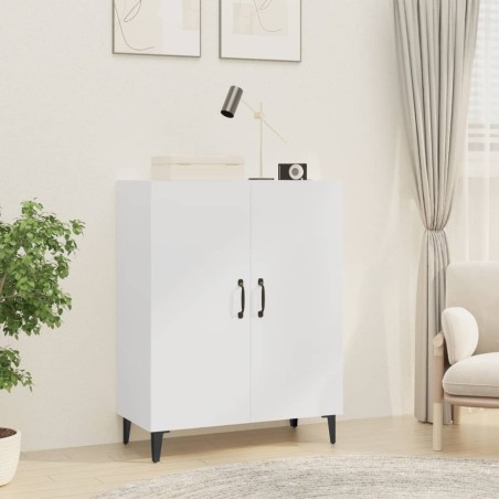 vidaXL Aparador de madera contrachapada blanco 70x34x90 cm