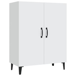 vidaXL Aparador de madera contrachapada blanco 70x34x90 cm