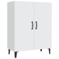 vidaXL Aparador de madera contrachapada blanco 70x34x90 cm vidaXL Aparador de madera contrachapada blanco 70x34x90 cm