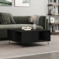 vidaXL Mesa de centro madera contrachapada negro 80x80x36,5 cm vidaXL Mesa de centro madera contrachapada negro 80x80x36,5 cm