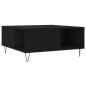 vidaXL Mesa de centro madera contrachapada negro 80x80x36,5 cm vidaXL Mesa de centro madera contrachapada negro 80x80x36,5 cm