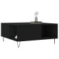 vidaXL Mesa de centro madera contrachapada negro 80x80x36,5 cm vidaXL Mesa de centro madera contrachapada negro 80x80x36,5 cm