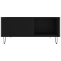 vidaXL Mesa de centro madera contrachapada negro 80x80x36,5 cm vidaXL Mesa de centro madera contrachapada negro 80x80x36,5 cm