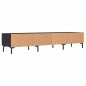 vidaXL Mueble de TV madera de ingeniería negro 150x36x30 cm vidaXL Mueble de TV madera de ingeniería negro 150x36x30 cm