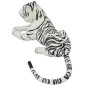 vidaXL Tigre de peluche blanco XXL vidaXL Tigre de peluche blanco XXL
