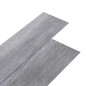 vidaXL Lamas suelo de PVC autoadhesivas madera gris mate 2,51 m² 2 mm vidaXL Lamas suelo de PVC autoadhesivas madera gris mate 2,51 m² 2 mm