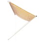 vidaXL Toldo retráctil 350x150 cm amarillo y blanco vidaXL Toldo retráctil 350x150 cm amarillo y blanco