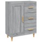 vidaXL Aparador de madera contrachapada gris Sonoma 69,5x34x90 cm vidaXL Aparador de madera contrachapada gris Sonoma 69,5x34x90 cm