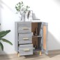vidaXL Aparador de madera contrachapada gris Sonoma 69,5x34x90 cm vidaXL Aparador de madera contrachapada gris Sonoma 69,5x34x90 cm