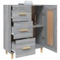 vidaXL Aparador de madera contrachapada gris Sonoma 69,5x34x90 cm vidaXL Aparador de madera contrachapada gris Sonoma 69,5x34x90 cm