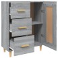 vidaXL Aparador de madera contrachapada gris Sonoma 69,5x34x90 cm vidaXL Aparador de madera contrachapada gris Sonoma 69,5x34x90 cm