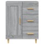 vidaXL Aparador de madera contrachapada gris Sonoma 69,5x34x90 cm vidaXL Aparador de madera contrachapada gris Sonoma 69,5x34x90 cm