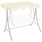 vidaXL Dosel de repuesto columpio de jardín crema 150/130x105/70 cm vidaXL Dosel de repuesto columpio de jardín crema 150/130x105/70 cm