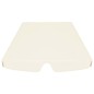 vidaXL Dosel de repuesto columpio de jardín crema 150/130x105/70 cm vidaXL Dosel de repuesto columpio de jardín crema 150/130x105/70 cm