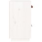 vidaXL Aparador de madera maciza de pino blanco 65,5x40x75 cm vidaXL Aparador de madera maciza de pino blanco 65,5x40x75 cm