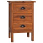 vidaXL Mesita de noche de madera maciza de teca 40x35x60 cm vidaXL Mesita de noche de madera maciza de teca 40x35x60 cm