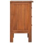 vidaXL Mesita de noche de madera maciza de teca 40x35x60 cm vidaXL Mesita de noche de madera maciza de teca 40x35x60 cm