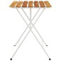 vidaXL Mesa de cafetería plegable madera acacia y acero 55x54x71 cm vidaXL Mesa de cafetería plegable madera acacia y acero 55x54x71 cm