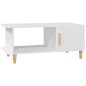 vidaXL Mesa de centro madera contrachapada blanco 90x50x40 cm vidaXL Mesa de centro madera contrachapada blanco 90x50x40 cm