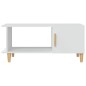 vidaXL Mesa de centro madera contrachapada blanco 90x50x40 cm vidaXL Mesa de centro madera contrachapada blanco 90x50x40 cm