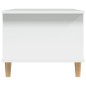vidaXL Mesa de centro madera contrachapada blanco 90x50x40 cm vidaXL Mesa de centro madera contrachapada blanco 90x50x40 cm