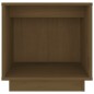 vidaXL Mesitas de noche 2 uds madera de pino marrón miel 40x30x40 cm