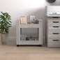 vidaXL Carrito de escritorio contrachapada gris Sonoma 60x45x60 cm
