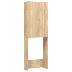 vidaXL Armario de lavadora color roble Sonoma 64x25,5x190 cm