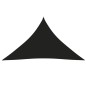 vidaXL Toldo de vela triangular tela Oxford negro 4x4x5,8 m